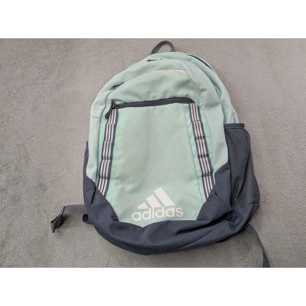 Adidas Loadspring Backpack Teal/Green Gray School Travel Gym‎ Casual Bag